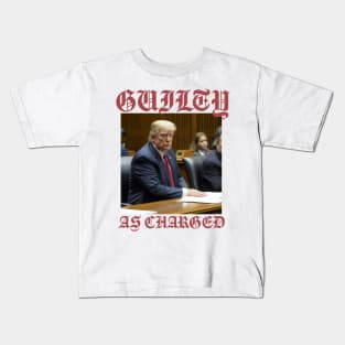 Donald Trump Courtroom Shot Kids T-Shirt